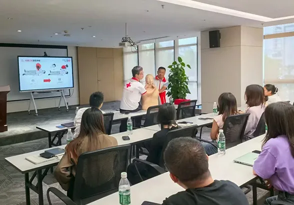 With love as the shield, guard every responsibility! Ktech Energy organized Red Cross first aid training, making safety go hand in hand with mission