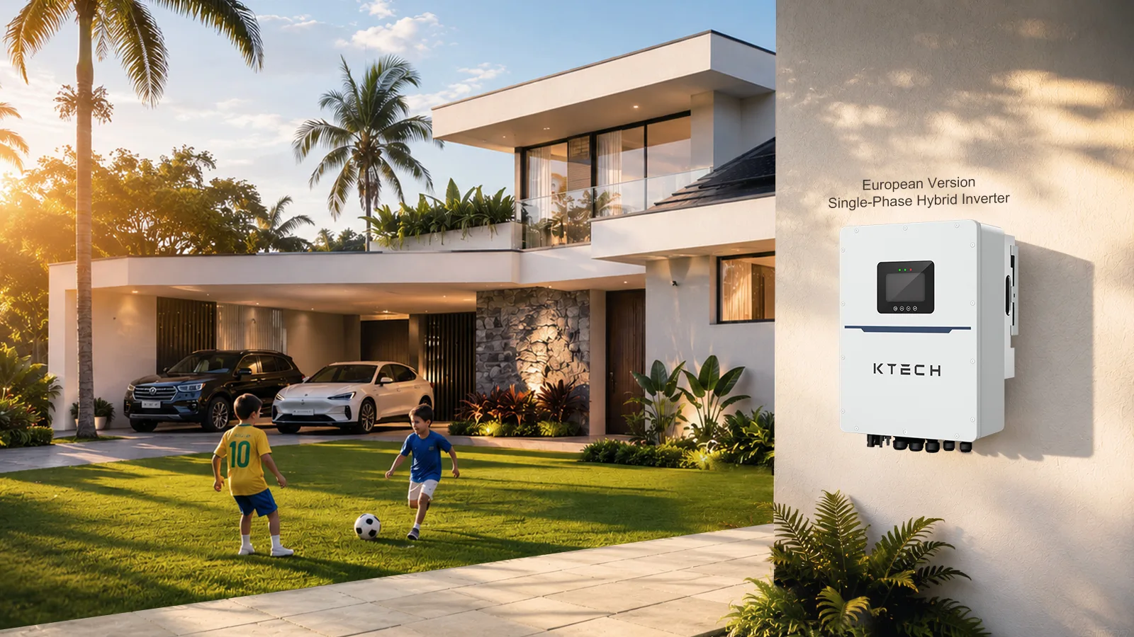 Ktech 3-6kW Hybrid Inverter